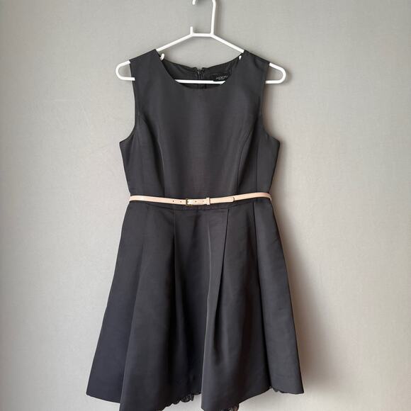 Jason Wu sz 12 Black belted A-line Dress - Picture 1 of 10